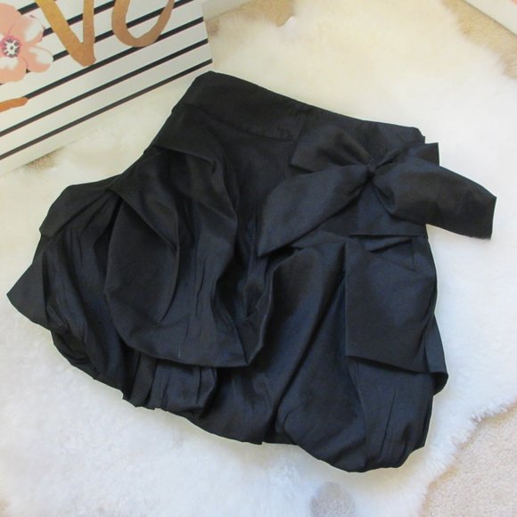 Rampage Ruffled Skirt with Bow - Picture 5 of 10